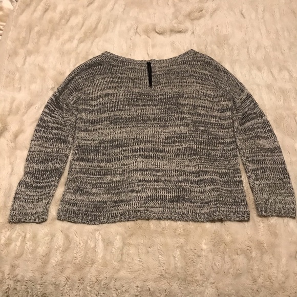 Vero Moda Grey Knit Scoop Neck Sweater Medium - Picture 4 of 8